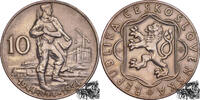 10 Korun 10 Korun 1954 - Tschechoslowakei, Slowakischer Nationalaufstand -