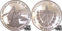 10 Pesos 10 Pesos 1990 - Entdeckung Amerika -