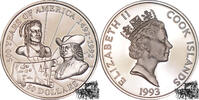 Cook-Inseln Neuseeländische Verwaltung 50 Dollar 50 Dollar 1993 - William Penn, 500 Jahre Amerika -