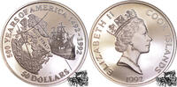 Cook-Inseln Neuseeländische Verwaltung 50 Dollar 50 Dollar 1992 - 500 Jahre Amerika, Davidstrasse -