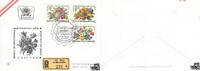 Österreich Österreich FDC 1974 - 2 S-4 S - Wiener Internationale Gartenschau WIG 1974 - Satz - Reko -