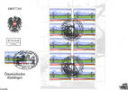 Österreich 2003 Klbg. FDC - 11 x 0,55€ 100 Jahre Salzachbrücke -