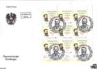 Österreich Österreich 2004 Klbg. FDC - € 4,95 - Theodor Herzl -