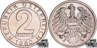 Österreich 2 Groschen 2 Groschen 1980 - stfr. -