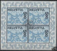 Schweiz 2000 o Klbg.- 5,00 Fr - St. Galler Stickerei - Blumenornament -