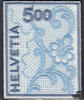 Schweiz 2000 ** - 5,00 Fr - St. Galler Stickerei - Blumenornament -