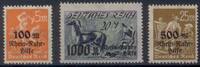 Deutsches Reich, Rhein- und Ruhrhilfe - Nr.258-260 ** -