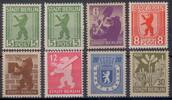 Deutschland Alliierte Besetzung Berlin/Brandenburg - Bären/Eiche Nr.1A-7A ** -