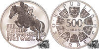 Österreich 500 Schilling 500 Schilling 1983 - Springreiter - PP -