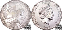 Niue Neuseeländische Verwaltung 2 Dollar 2 Dollar 2018 - Star Wars Stormtrooper, Niue -
