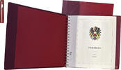    Lindner Österreich - Vordruckblätter Jahrgang 2012-2016, inklusive Ringbinder-Set 