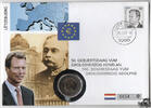 Luxemburg 2 Euro Numisbrief Luxemburg - 2 Euro 2005 - 50. Geb. Großherzog Henri -
