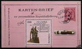 Österreich Österreich 2025 ** - € 3,50 BL 150 Jahre Rohrpost -