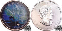 Kanada 5 Dollar 5 Dollar 2018 - Nordlicht Quebec, Farbaplikation -