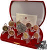 1 Cent - 2 Euro, + Medaille Euro KMS 2004 - Vatikan, PP. -