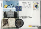 Spanien 2 Euro Numisbrief Spanien - 2 Euro 50 J. Römische Verträge -
