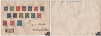 Österreich Deutsch-Österreich 1918/19 - NR. 228-243 Satzbrief Aufdruckserie -