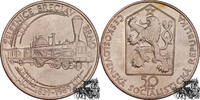 50 Krone 50 Krone 1989 - 150 J. Eisenbahn, Tschechoslowakei -