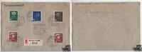 Schweiz Schweiz - Nr. 541-44 Pro Juventute 1949 kpl. auf Satz-R-Brief -