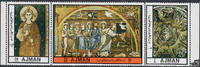 Vereinigte Arabische Emirate Ajman 1972 ** - 2-2,50 R - Venezianische Kunst: Mosaiken aus dem Markusdom, Venedig - Satz -