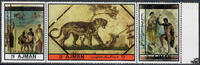 Vereinigte Arabische Emirate Ajman 1972 ** - 2-2,50 R - Antike Kunst - Satz -