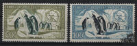 Französische Gebiete i. d. Antarktis 1956 ** - Flugpostmarken Pinguine -