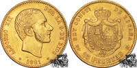 Spanien 25 Peseten 25 Pesetas 1881 MS-M - Spanien -