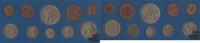 Grossbritannien 1 Farthing - 5 Shilling Schilling KMS 1953 - Großbritannien -
