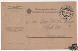 Österreich Österreich 1914 - Dienstpost Triest - Cervignano auf blanco-Karte, adressiert -