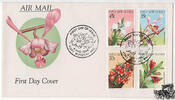 Papua Neuguinea Papua-Neuguinea 1986 FDC - Orchideen -