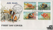 Papua Neuguinea Papua-Neuguinea 1987 FDC - Anemonenfische -