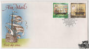 Papua Neuguinea Papua-Neuguinea 1988 FDC - Historische Schiffe -