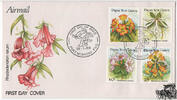 Papua Neuguinea Papua-Neuguinea 1989 FDC - Rhododendren -