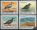Papua Neuguinea Papua-Neuguinea - Nr. 623-26 ** Zugvögel -