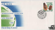 Papua Neuguinea Papua-Neuguinea - Nr. 622 FDC Internationale Briefmarkenausstellung NEW ZEALAND '90 -