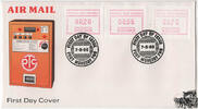 Papua Neuguinea Papua-Neuguinea - Nr. 1 FDC Automatenmarken 1990 -
