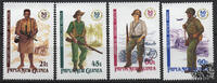 Papua Neuguinea Papua-Neuguinea - Nr.: 659-62 ** 50. Jahrestag der Einbeziehung Papua Neuguineas in den Zweiten Weltkrieg -