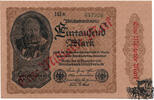 1 Milliarde Mark 1922 - FZ schwarz, KN 6-stellig grün - Deutschland - bankfrisch -