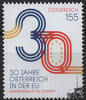 Österreich Österreich 2025 o - € 1,55 SM 30 Jahre Österreich in der EU -