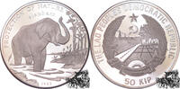 Laos 50 Kip 50 Kip 1993 - Protection of Nature, Elefant -