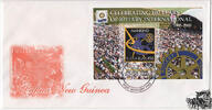 Papua Neuguinea Papua-Neuguinea - Nr. Block 32 FDC 100 Jahre Rotary International -