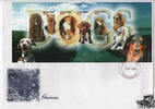 Papua Neuguinea Papua-Neuguinea - Nr. Block 36 FDC Hunde -