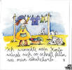 Ich wünschte mein Konto würde sich so schnell füllen wie mein Wäschekorb - Kunstbillet von Michaela Mara -