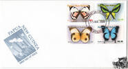 Papua Neuguinea Papua-Neuguinea - Nr. 1198-201 FDC Schmetterlinge -