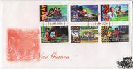Papua Neuguinea Papua-Neuguinea - Nr. 1166-71 FDC 50 Jahre Sommerinstitut für Linguistik (SIL) Ukarumpa -