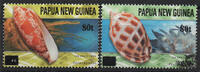 Papua Neuguinea Papua-Neuguinea - Nr. 1196-97 ** Meeresschnecken -
