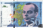 50 Francs 1994 - Frankreich - vorzüglich -