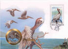 1 Peso Numisbrief Kuba - Pelikan -