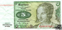   5 Mark 1980 - Deutschland - sch&ouml;n  7,00 EUR  + 10,00 EUR frais d'envoi