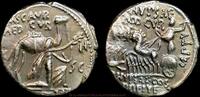 Roman Republic Denar Marcus Aemilius Scaurus et Publius Plautius Hypsaeus -